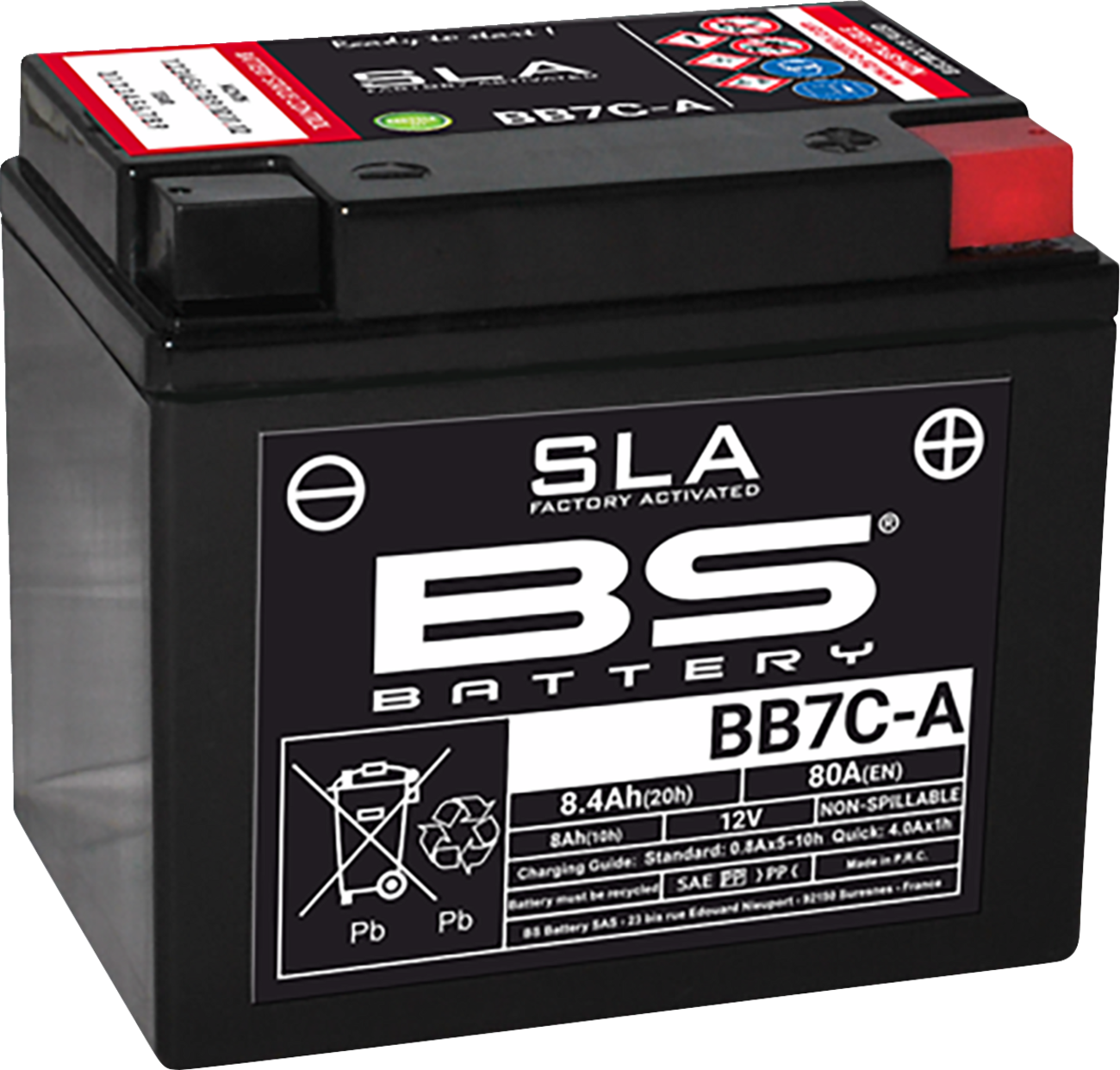 BS BATTERY SLA Factory- Activated AGM Maintenance-Free Battery