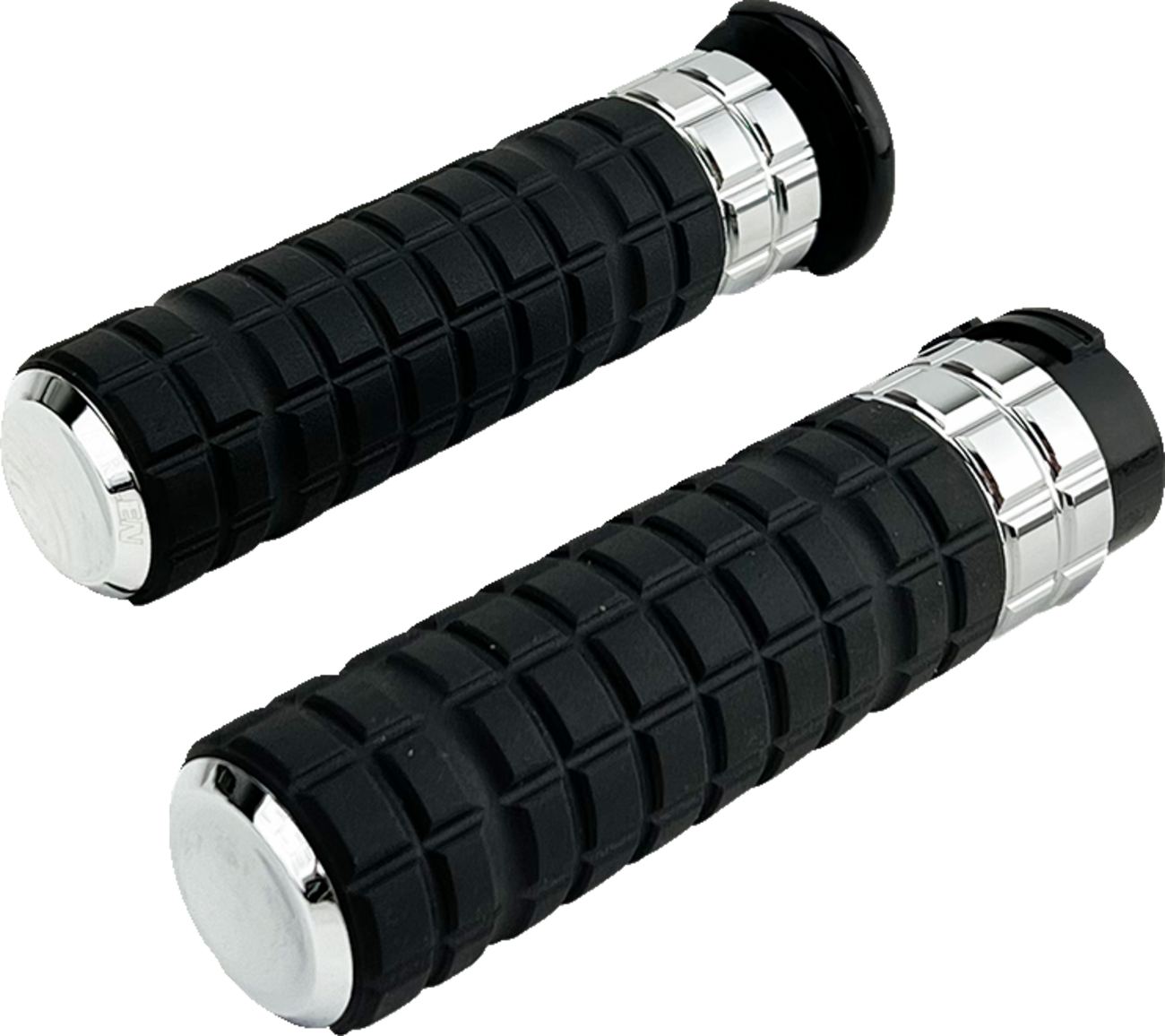Arlen ness SpeedLiner Grips - TBW - Chrome Harley Davidson