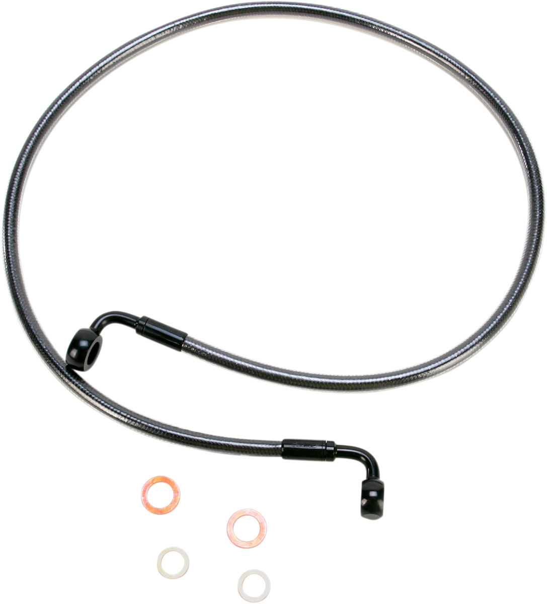 MAGNUM SHIELDING E-Z Align Braided Single Disc Front Brake Line