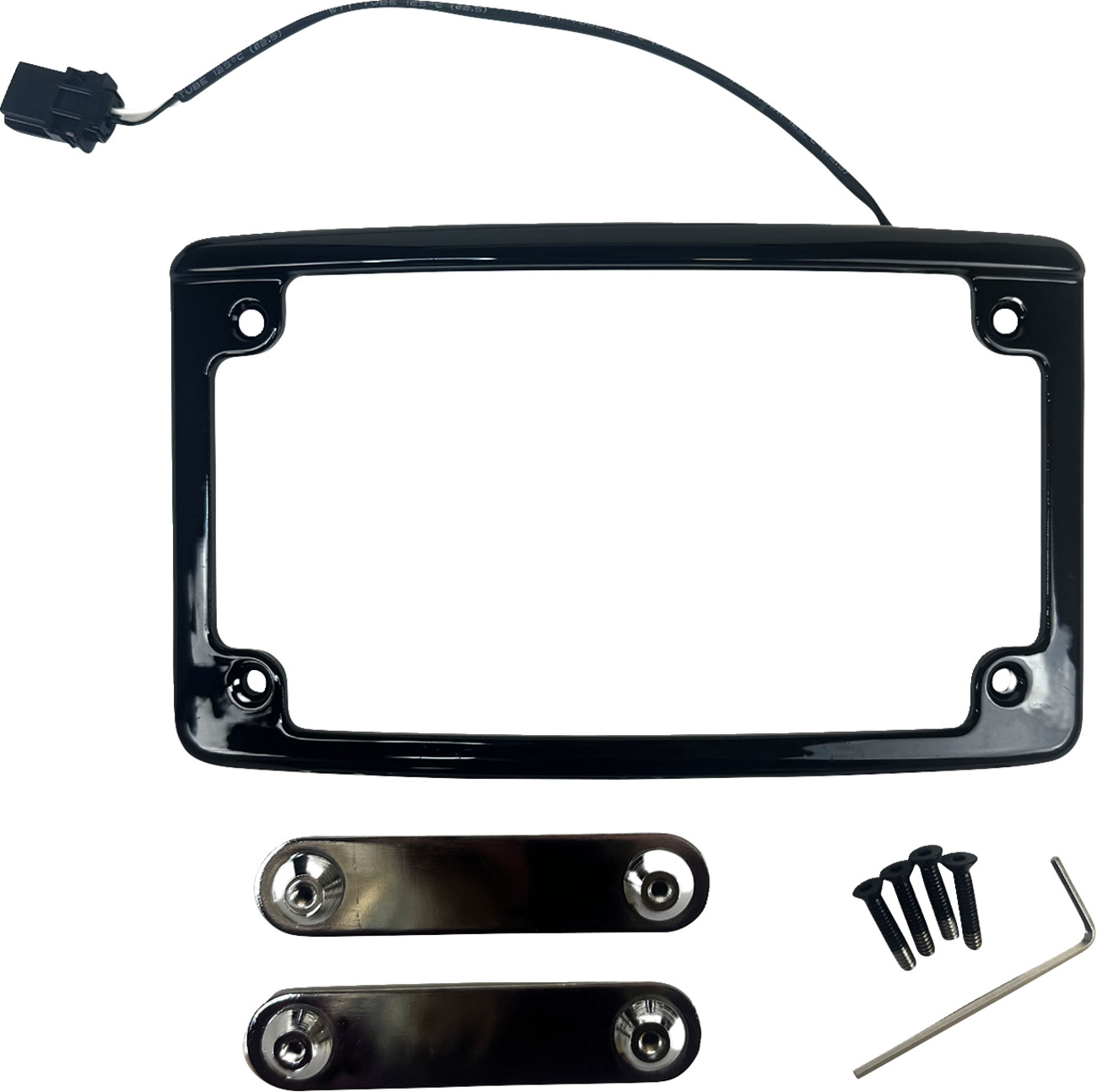 CUSTOM DYNAMICS Illuminated Radius License Plate Frame