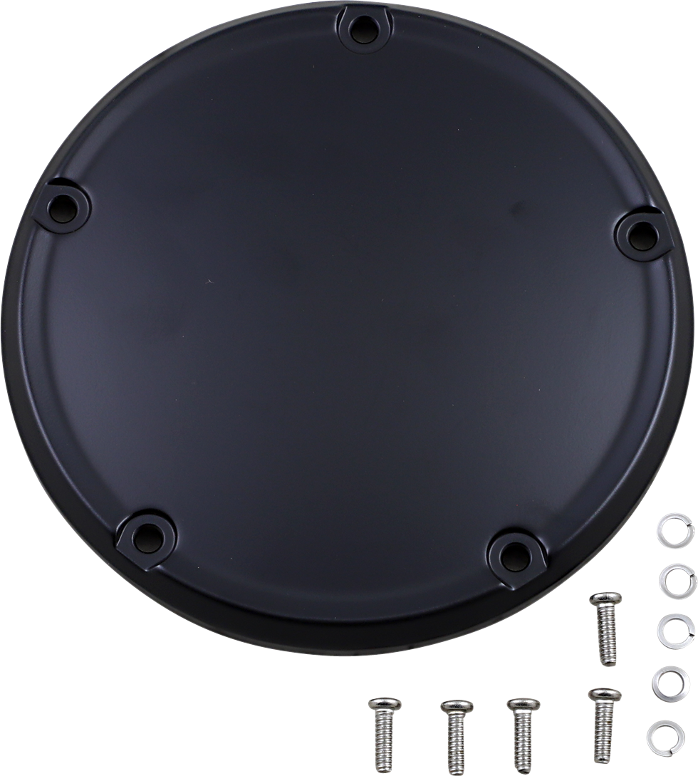 Drag specialties Derby Cover - Matte Black - Softail Harley Davidson