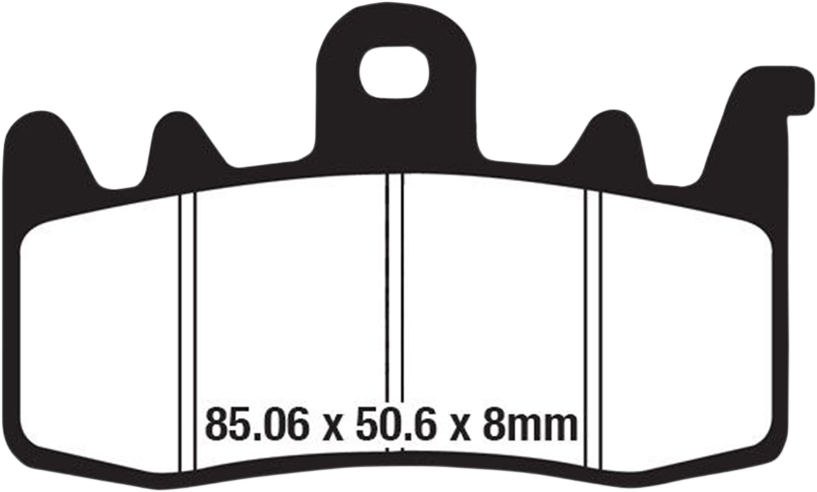 Sintered Road Race "GPFAX" Brake Pads
