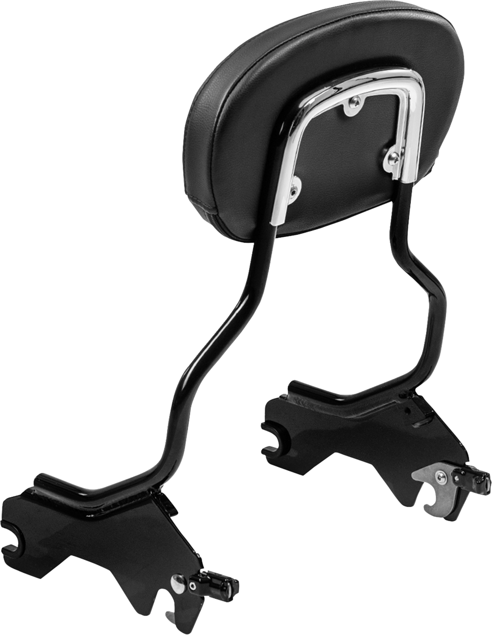 Saddlemen Sissy Bar Pad Bracket - Chrome Harley Davidson