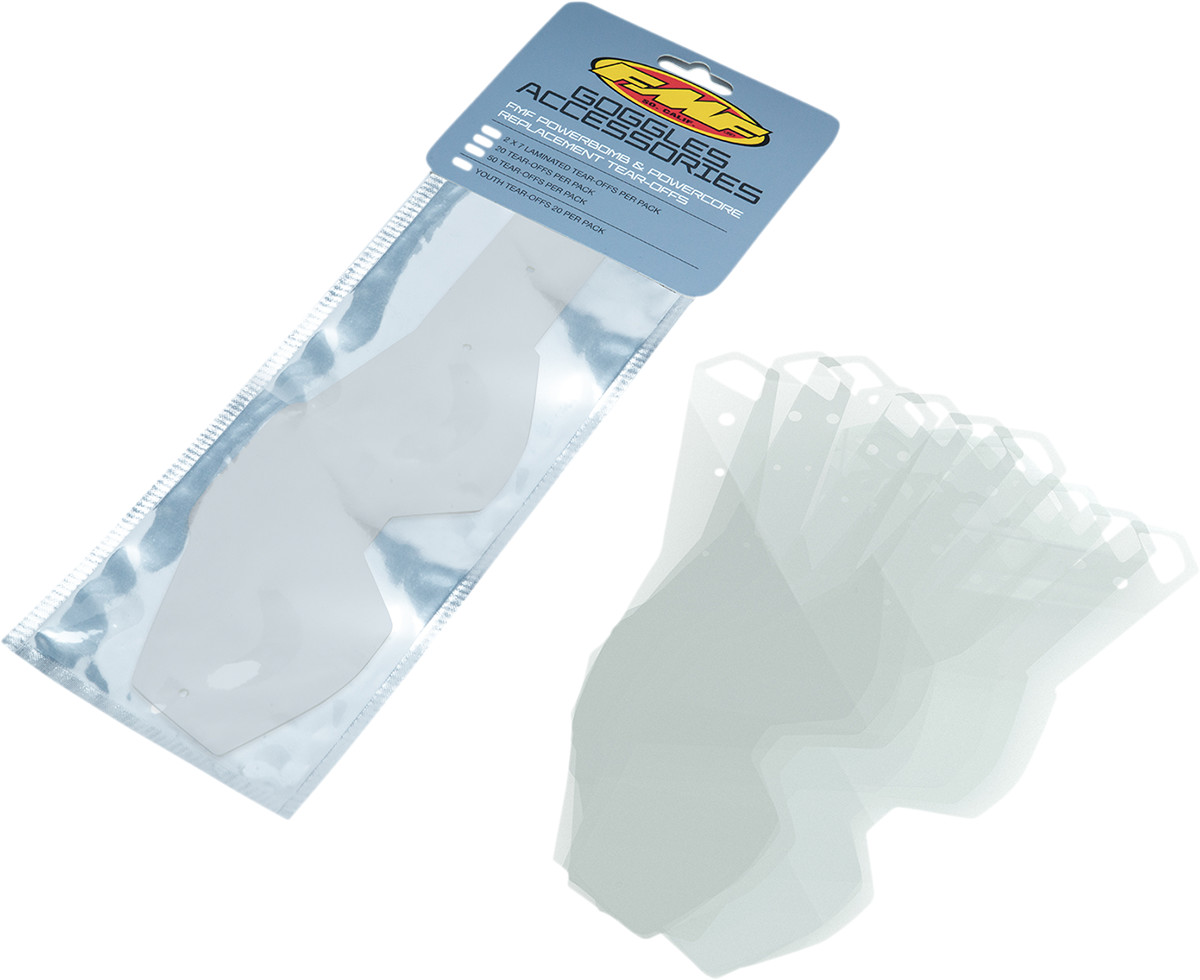FMF PowerBomb/PowerCore Goggle Tear-Offs