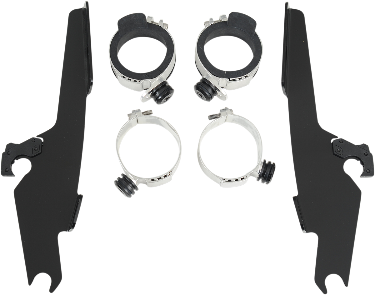 Memphis shades Fats/Slim Trigger Lock Mounting Kit - XV 6/11 Classic - Black Yamaha