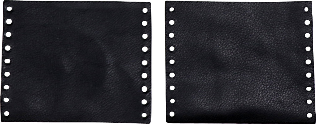 Drag specialties seats Leather Grip Covers - Twist - Harley Davidson - Black