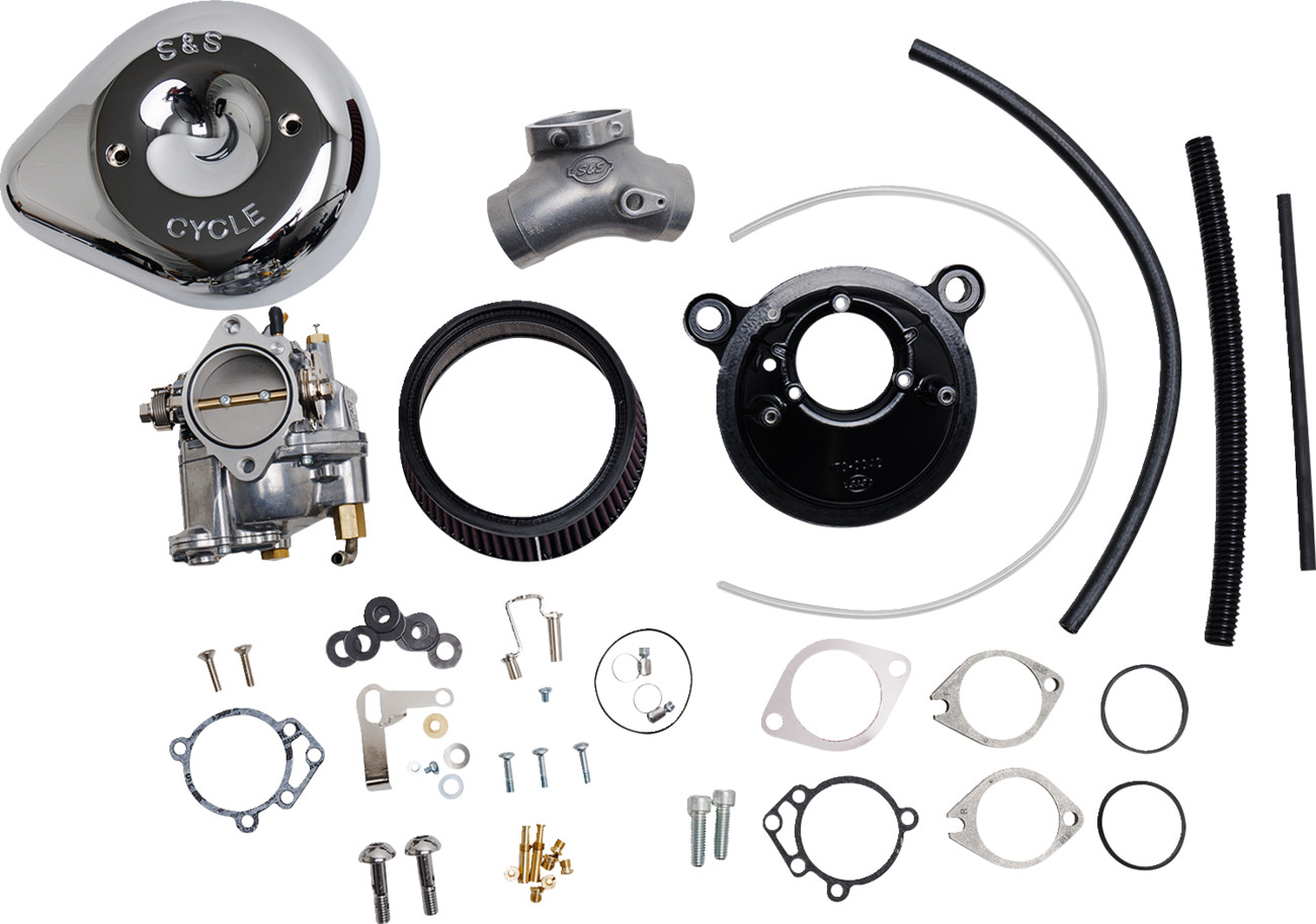 S&S CYCLE Super E Carburetor with Stealth Air Cleaner Kit