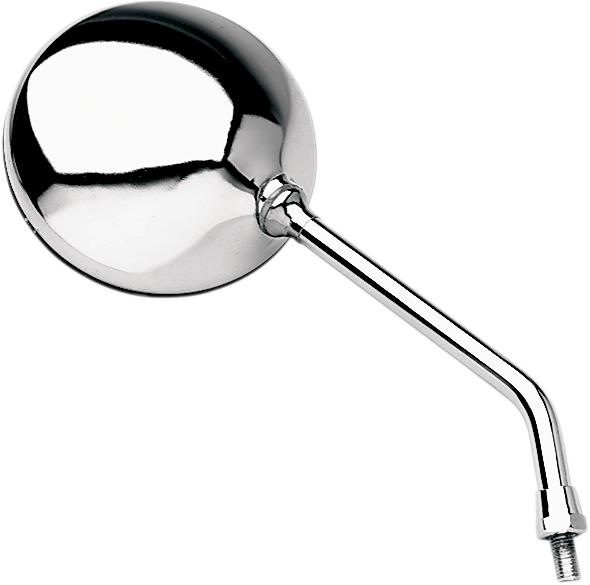 Emgo Mirror - CB-Style - Side View - Round - Chrome