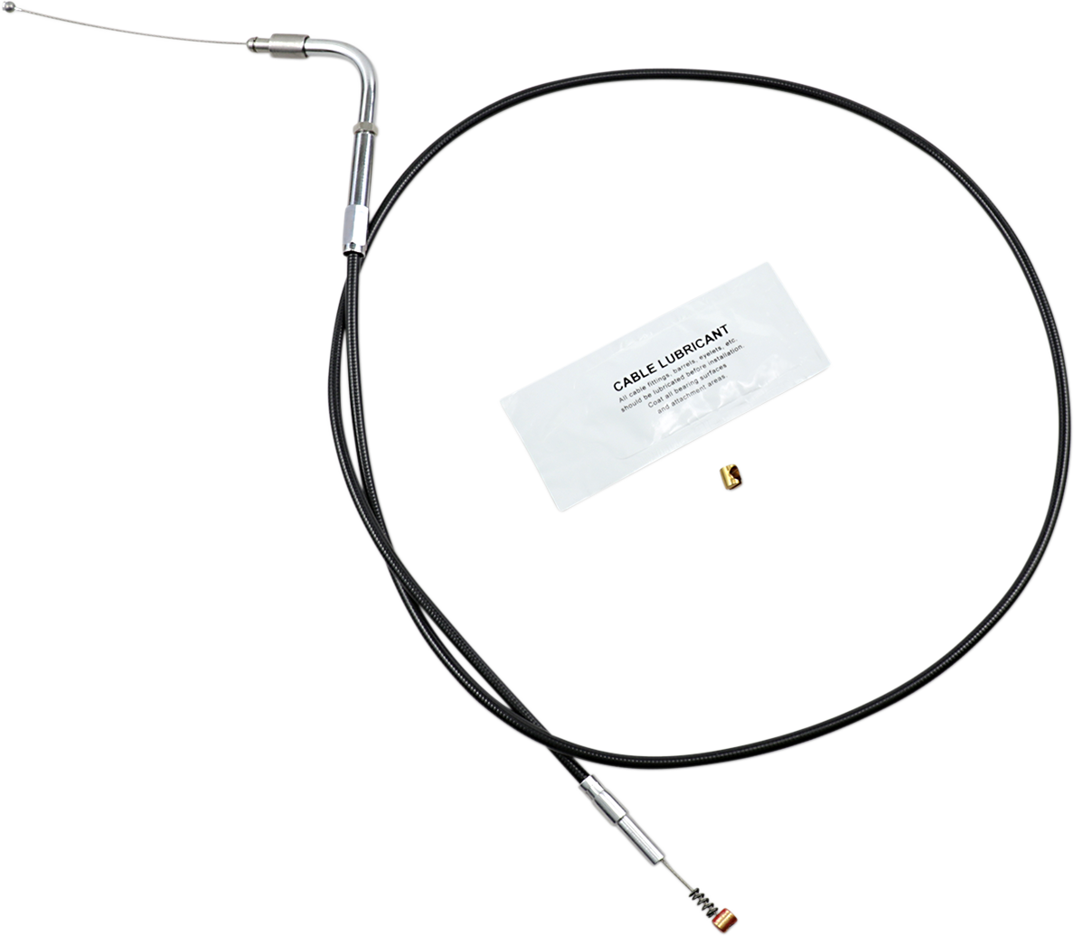 Barnett Black Vinyl Idle Cable For Harley FXD 1996-2017