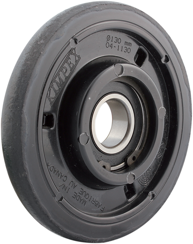 Kimpex Idler Wheel with Bearing 6205-2RS - Black - Group 14 - 130 mm OD x 1" ID Yamaha