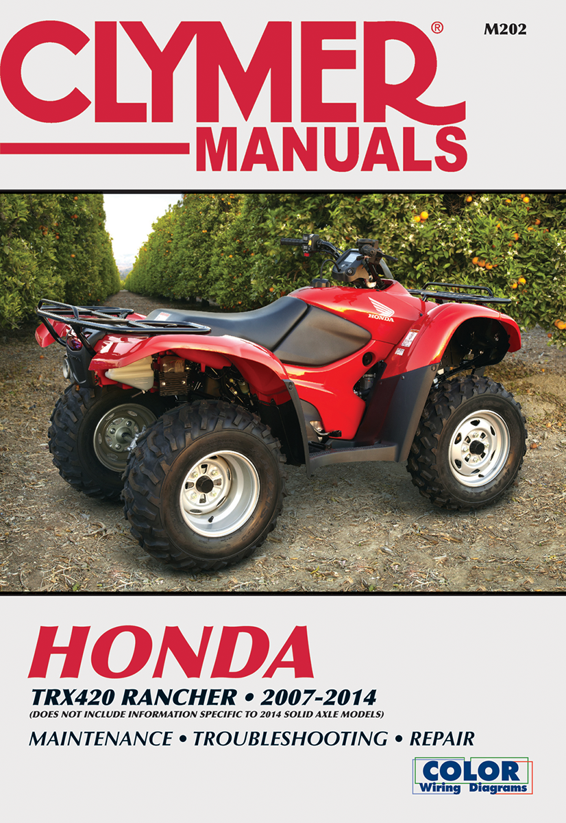 ATV Repair Manual — Honda