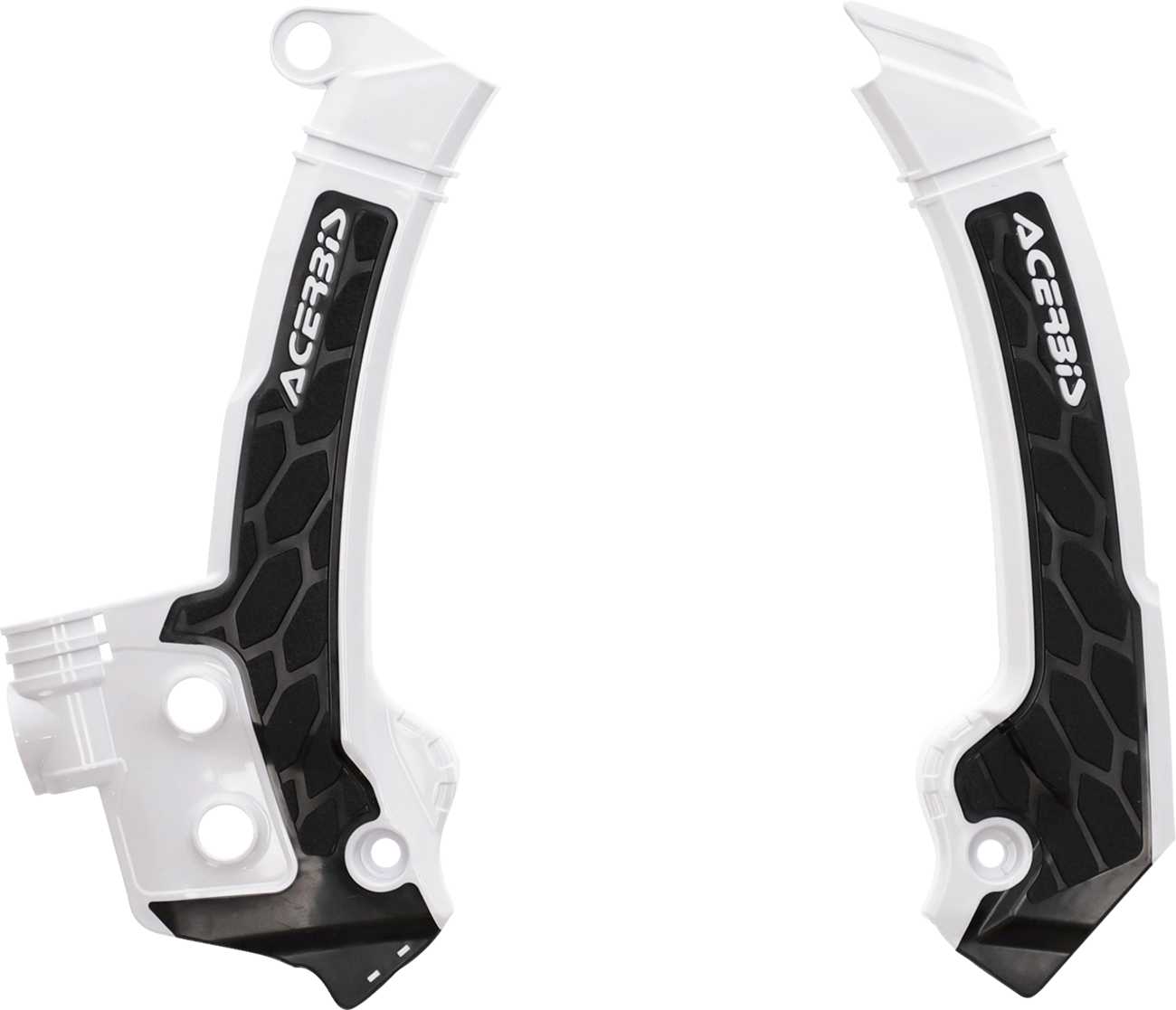 Acerbis X-Grip Frame Guards - White/Black - Husqvarna