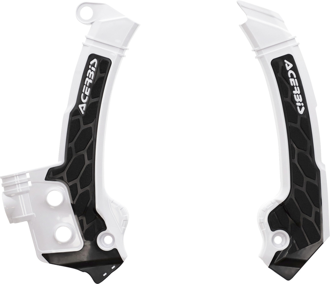 Acerbis X-Grip Frame Guards - White/Black - Husqvarna