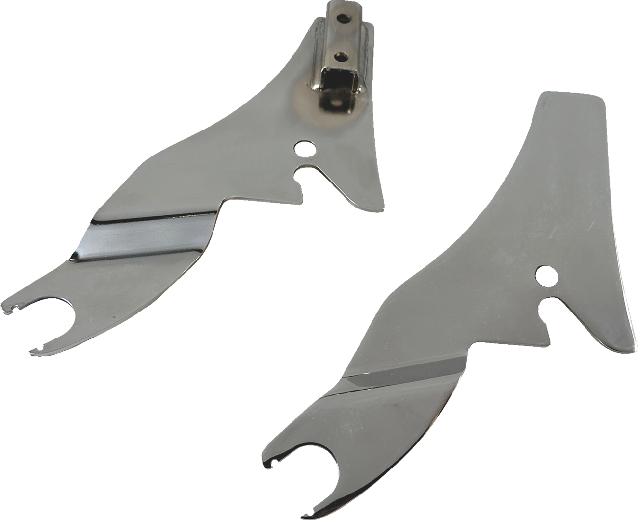 Drag specialties Quick Release Side Plates - Chrome Harley Davidson