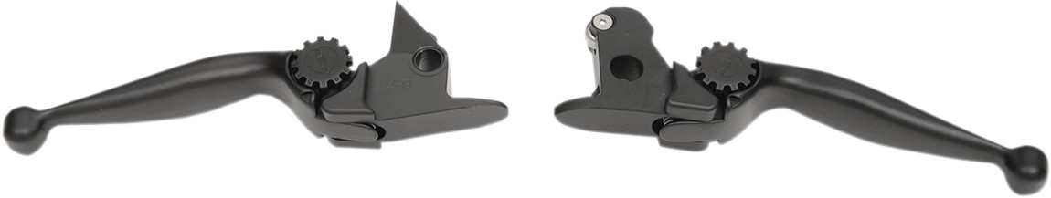 Psr Journey Adjustable Lever Set for Harley Models - Black 2016-2016 Harley Davidson FLSTFBS Fat Boy S / 2016-2016 Harley Davidson FLSS Softail Slim S
