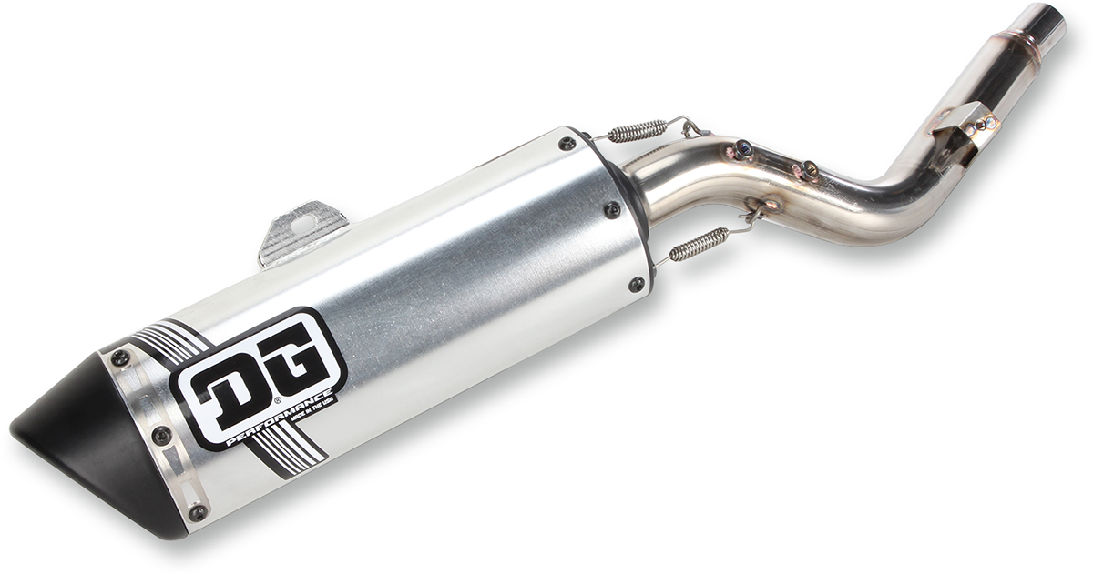 DG Performance V2 Slip-On Exhaust Yamaha TW200 2003-2025