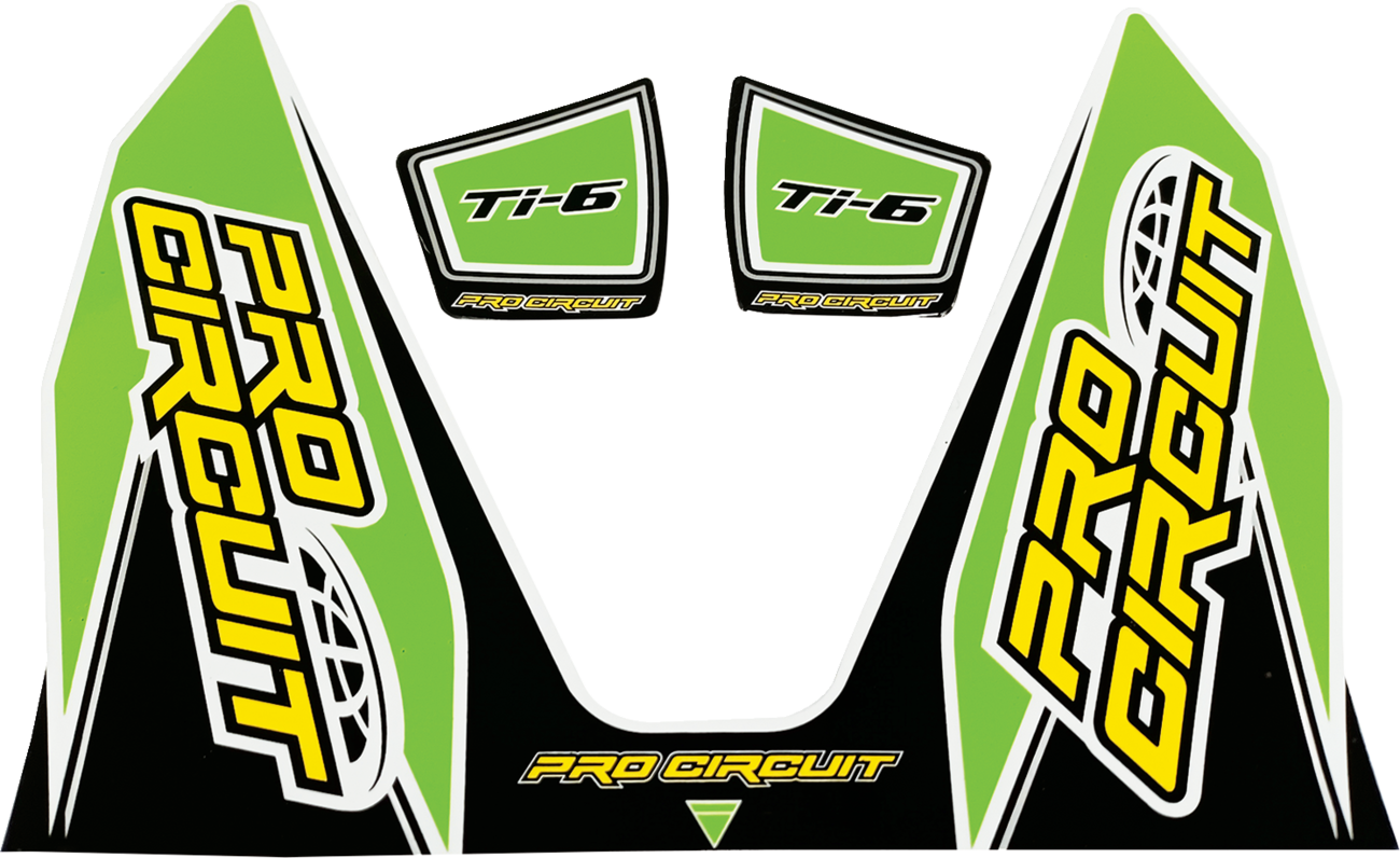 PRO CIRCUIT Ti-6 Exhaust Decals