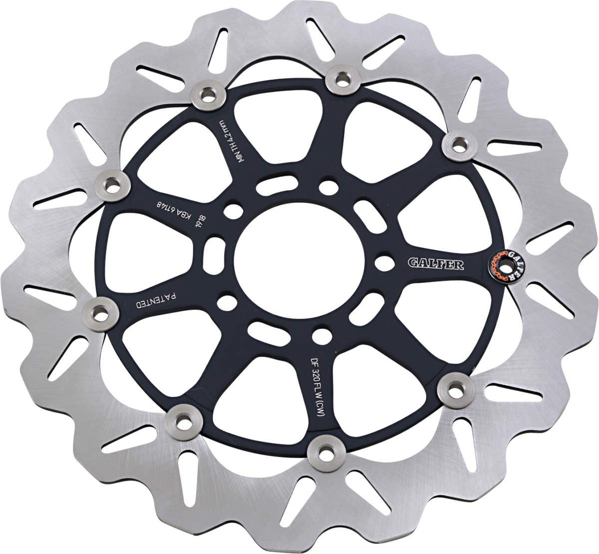 Galfer Wave® Brake Rotor - Front - Black Carrier Suzuki