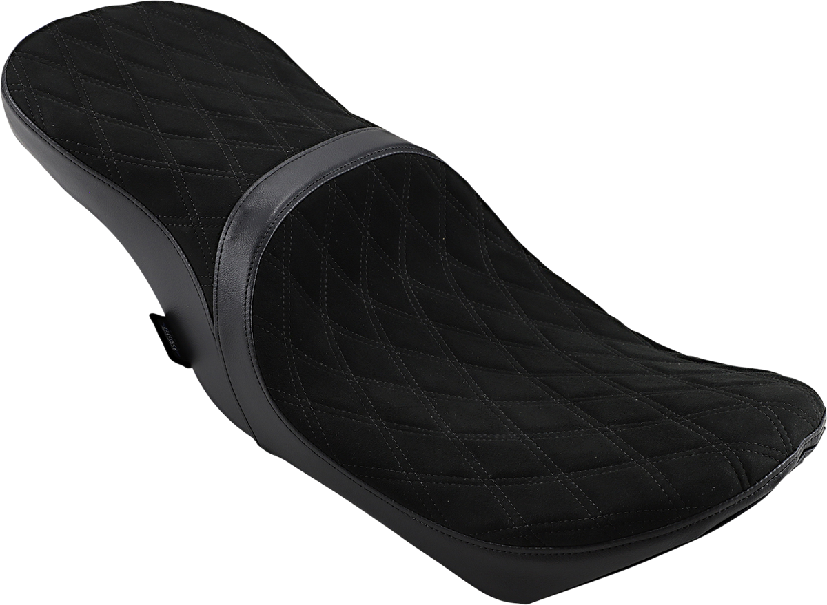 Drag specialties seats Low Touring Seat - Diamond - Yaffe Tanks - FL '08-'23 Harley Davidson
