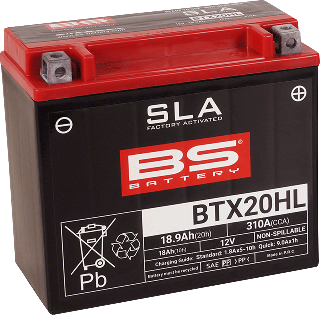 BS BATTERY SLA Factory- Activated AGM Maintenance-Free Battery