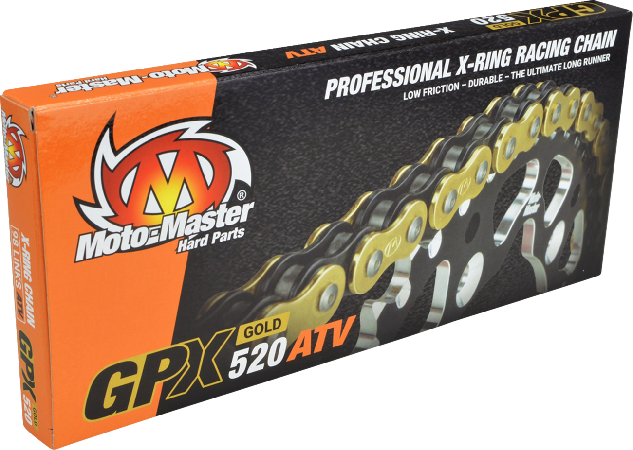 Moto-master GPX 520 ATV - Drive Chain - 98 Links - Gold