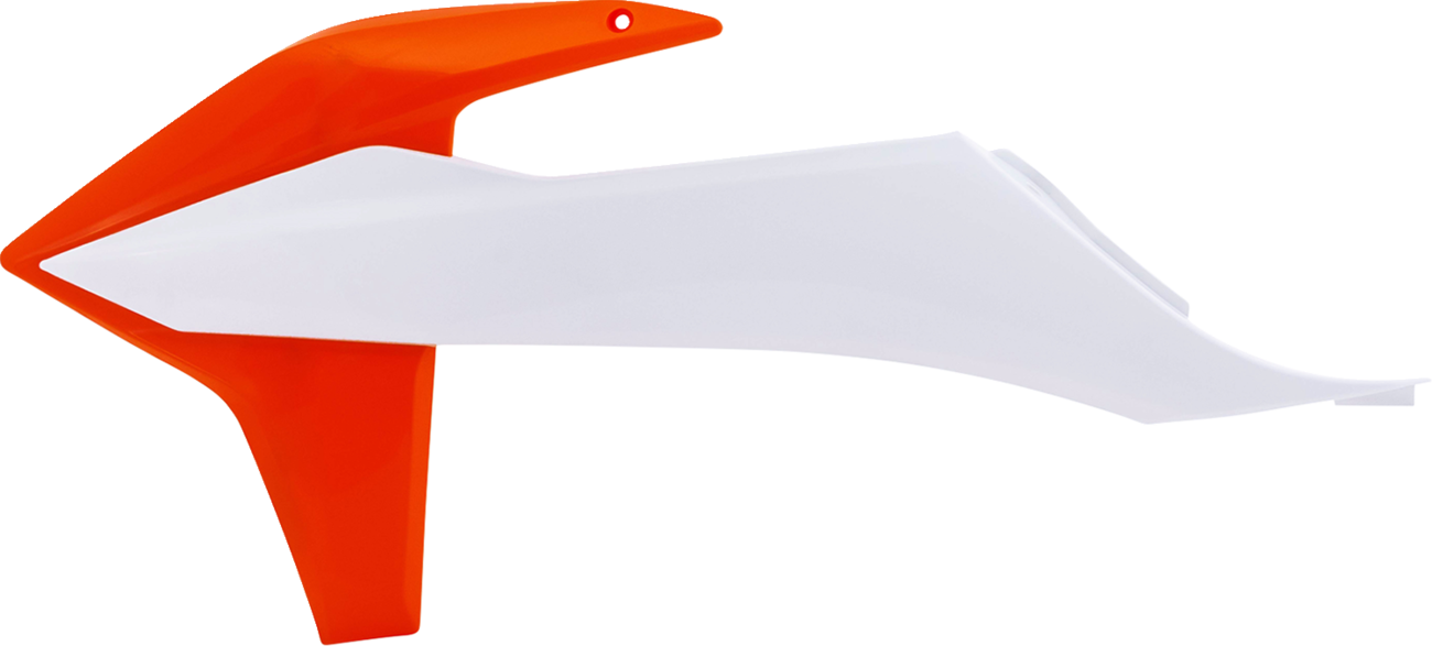 Acerbis Radiator Shroud - OEM Orange/OEM White KTM