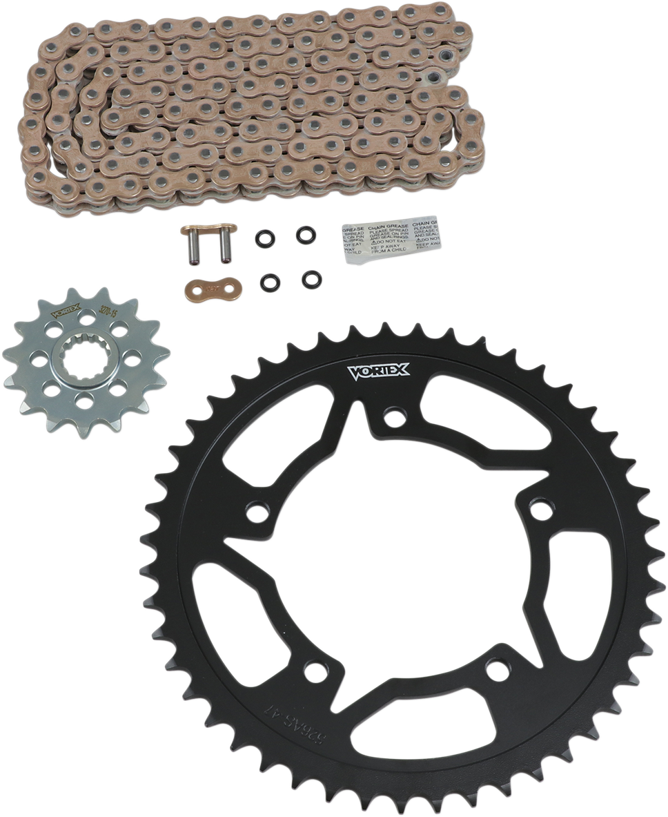 Vortex V3 HFR Quick Accel Chain And Sprocket Kit Suzuki GSXR 600 2001-2003
