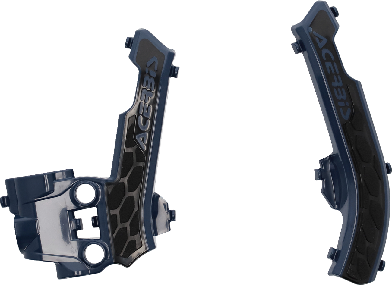 Acerbis X-Grip Frame Guards - Blue/Black - Gas Gas | Husqvarna | KTM