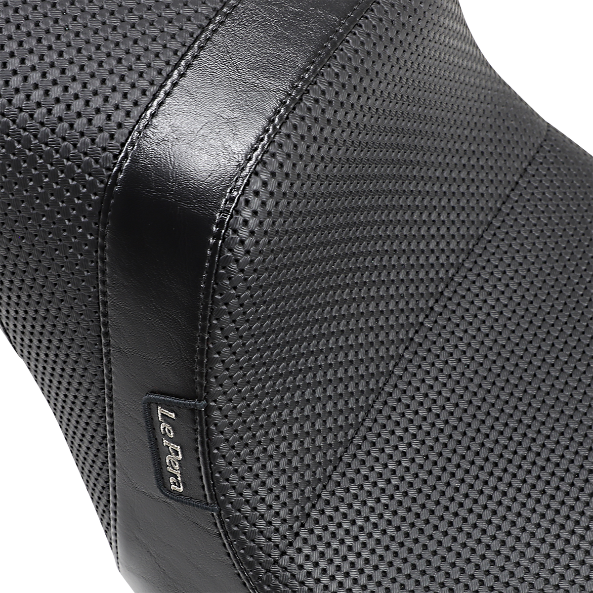 Le pera Daytona 2-Up Seat - Without Backrest - Basketweave - Black - FLFB '18-'23 2018-2019 Harley Davidson FLFB Fat Boy 107 / 2018-2023 Harley Davidson FLFBS Fat Boy 114