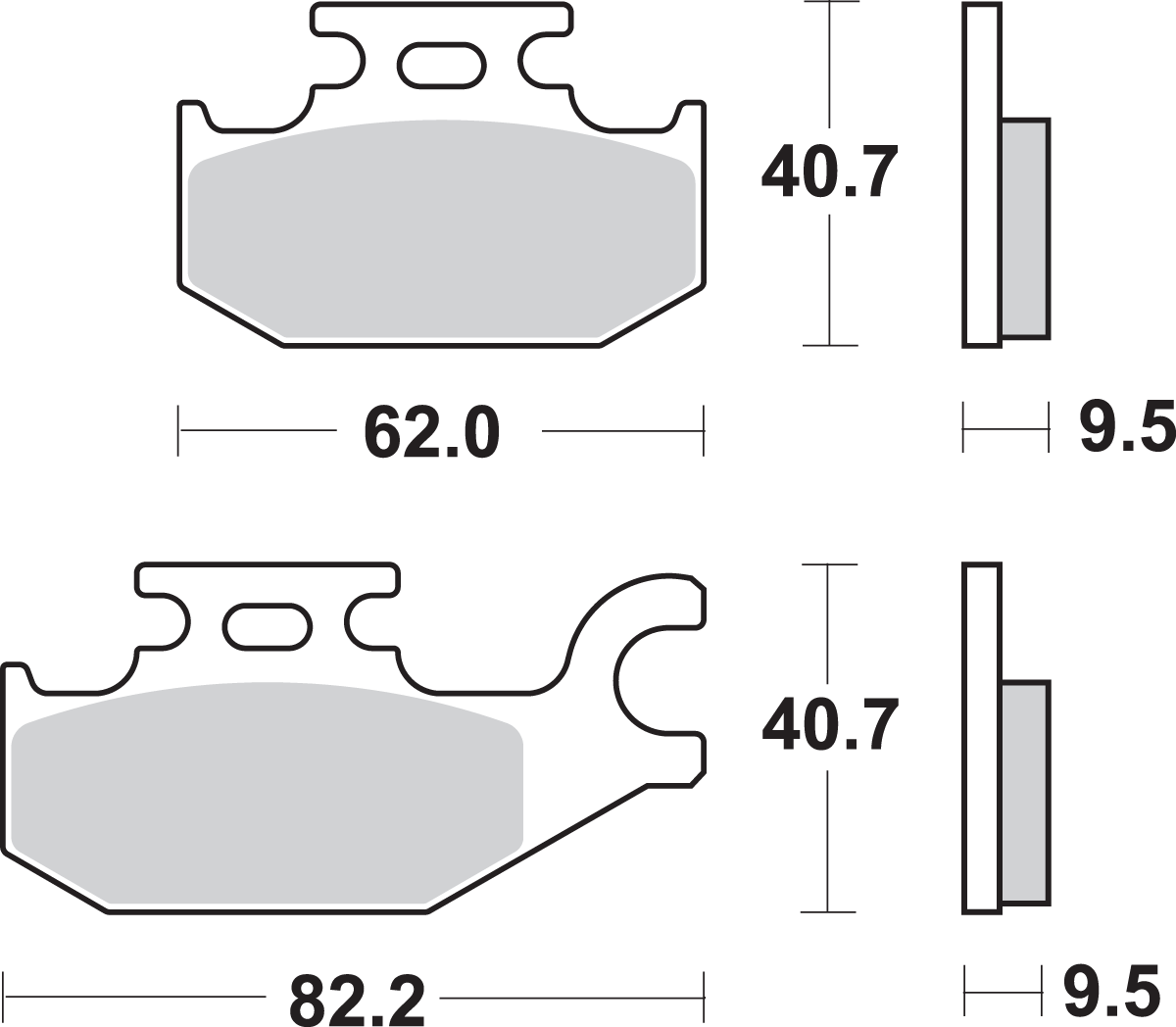 SI Offroad Sintered Brake Pads