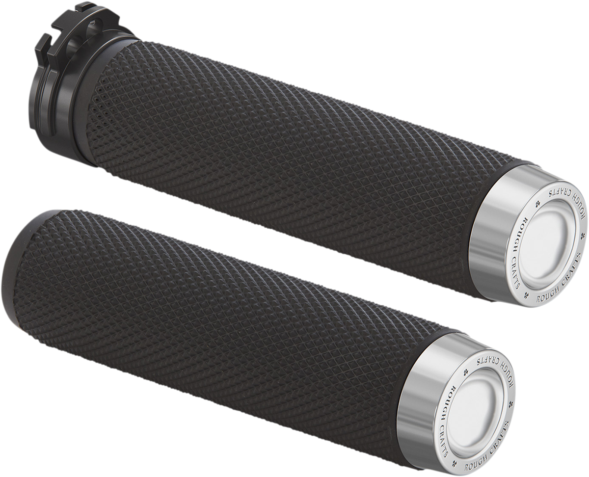 Rough Crafts Grips For Harley With Dual Cable Throttle