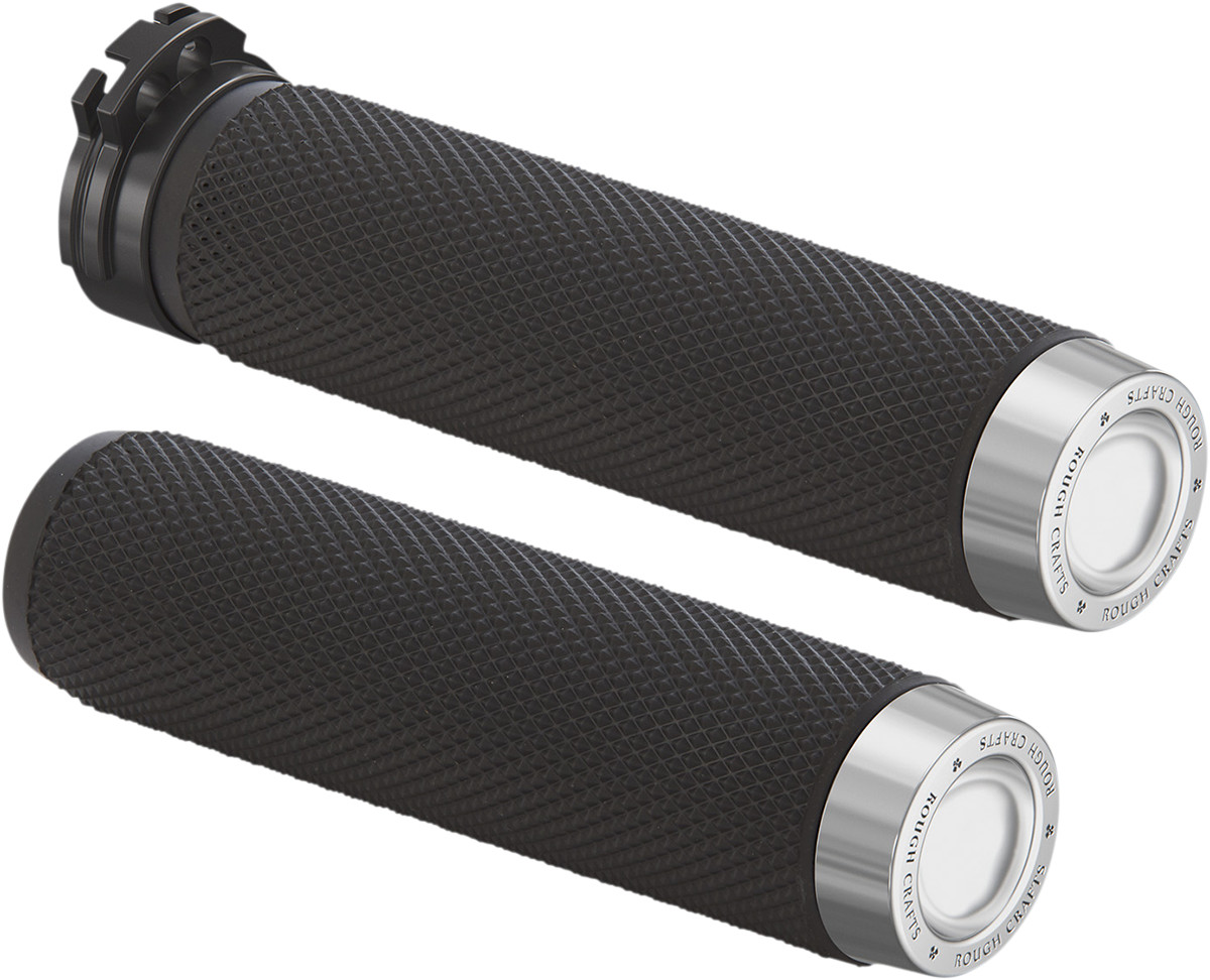 Rough Crafts Grips For Harley With Dual Cable Throttle