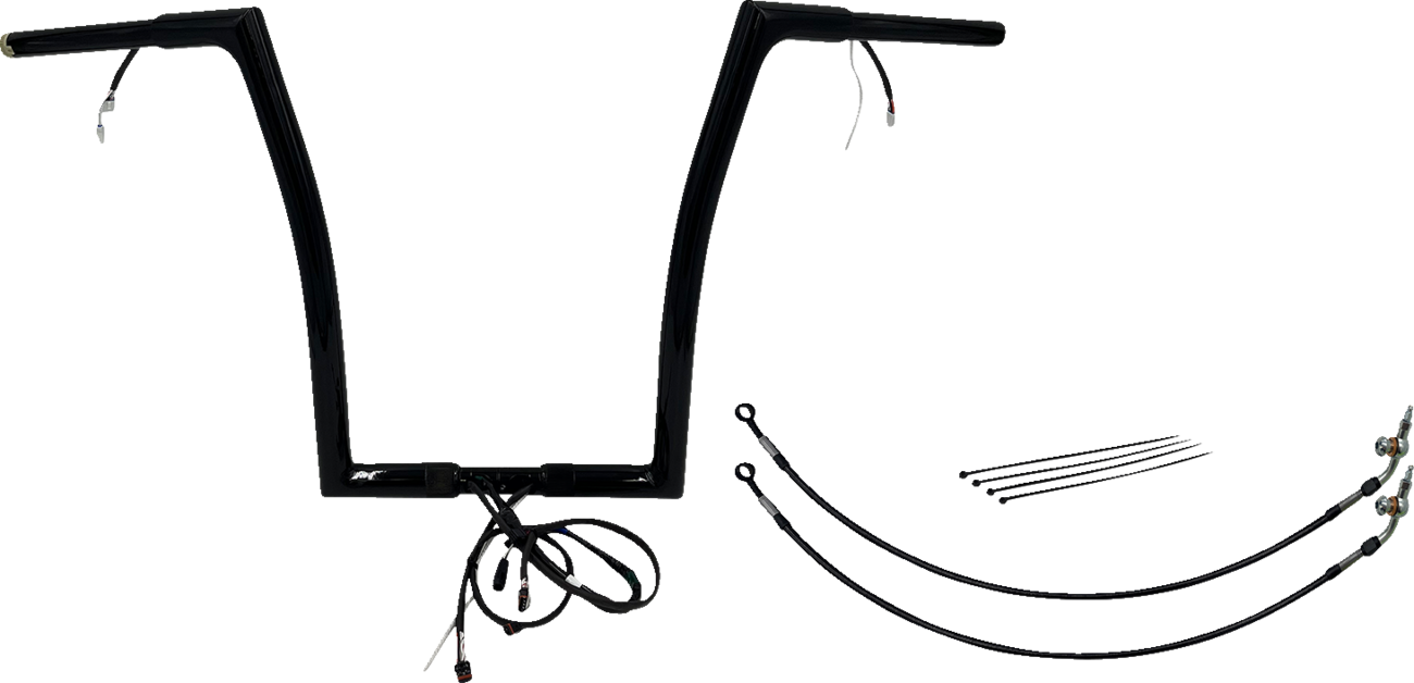 FAT BAGGERS INC. EZ Install Wired 1-1/4" Flat Top Handlebar Kit