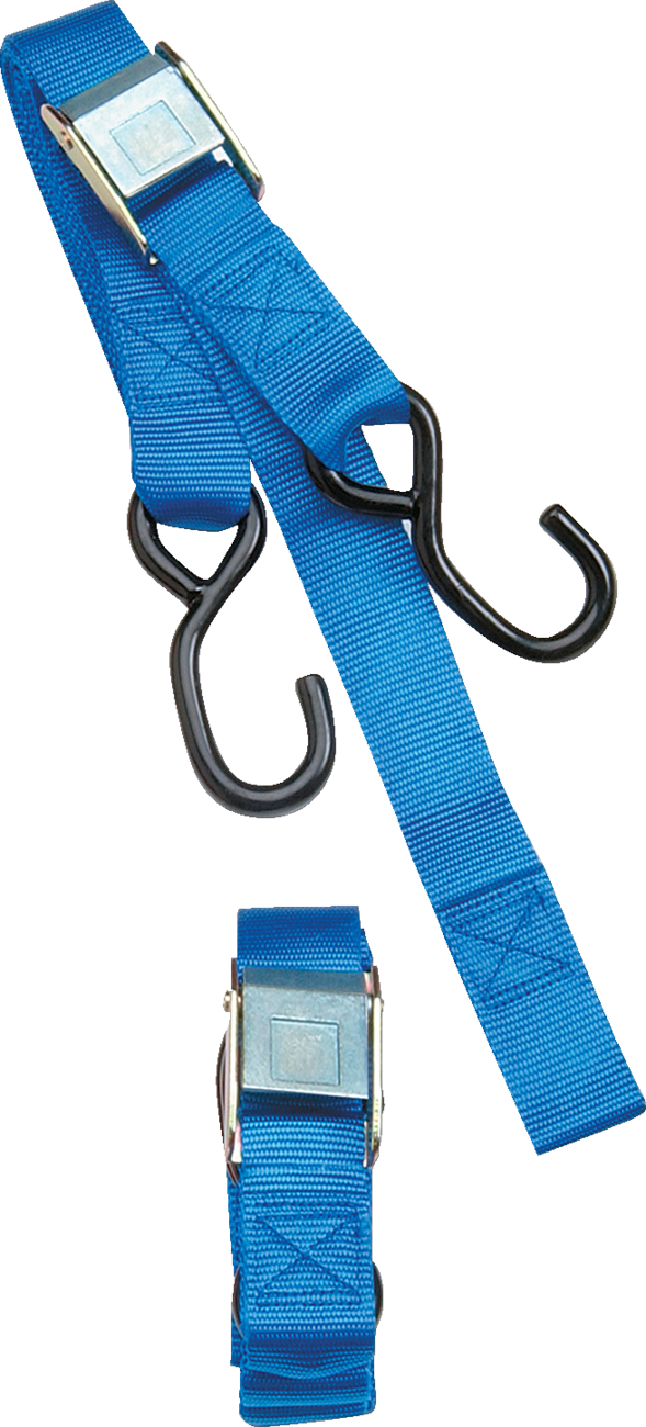Parts unlimited 1-1/2" Heavy-Duty Cam Buckle Tie-Downs with Built-In Assist