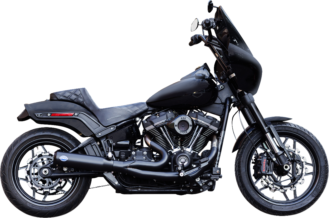 S&S Cycle 49-State Qualifier 2 Into 1 Stainless Exhaust For Harley Softail 2018-2024