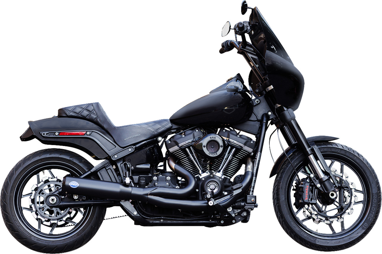 S&S Cycle 49-State Qualifier 2 Into 1 Stainless Exhaust For Harley Softail 2018-2024
