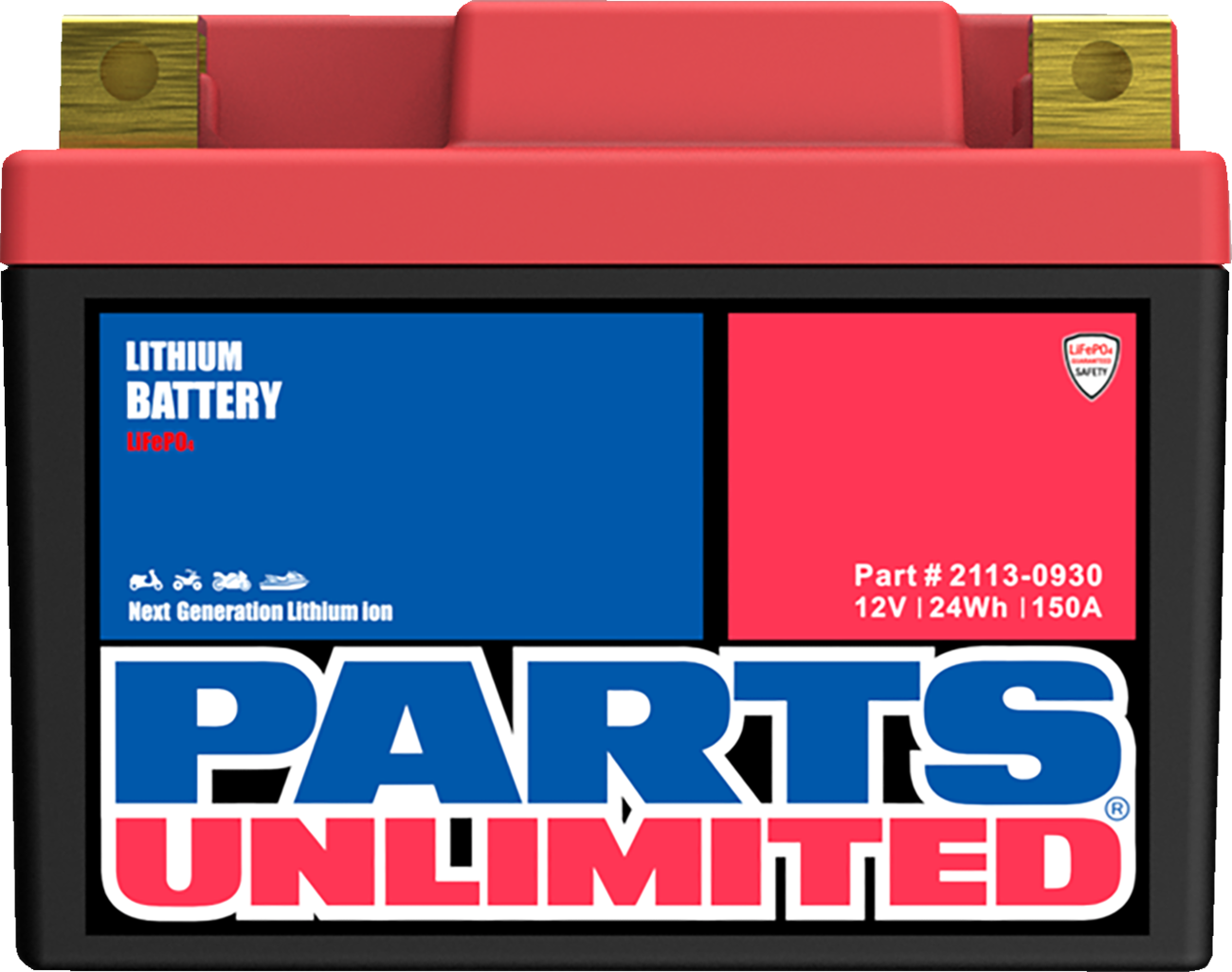 PARTS UNLIMITED Lithium LiFePO4 Battery