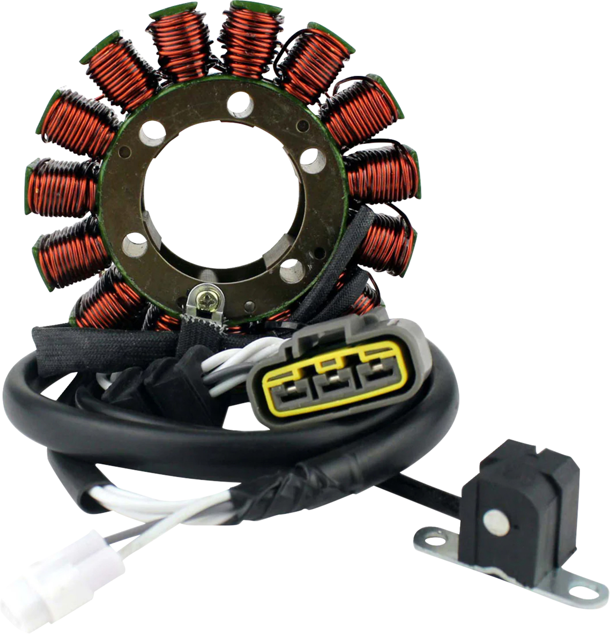 Rm stator Stator with Crankcase Cover Gasket - Yamaha