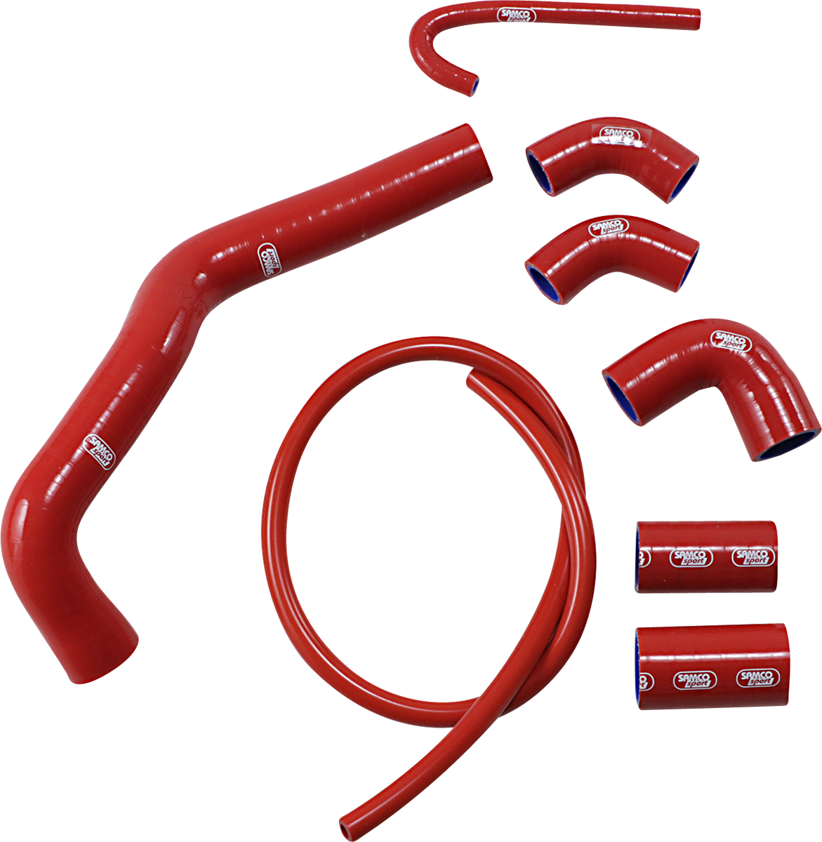 Samco sport Radiator Hose Kit - Red - Ducati