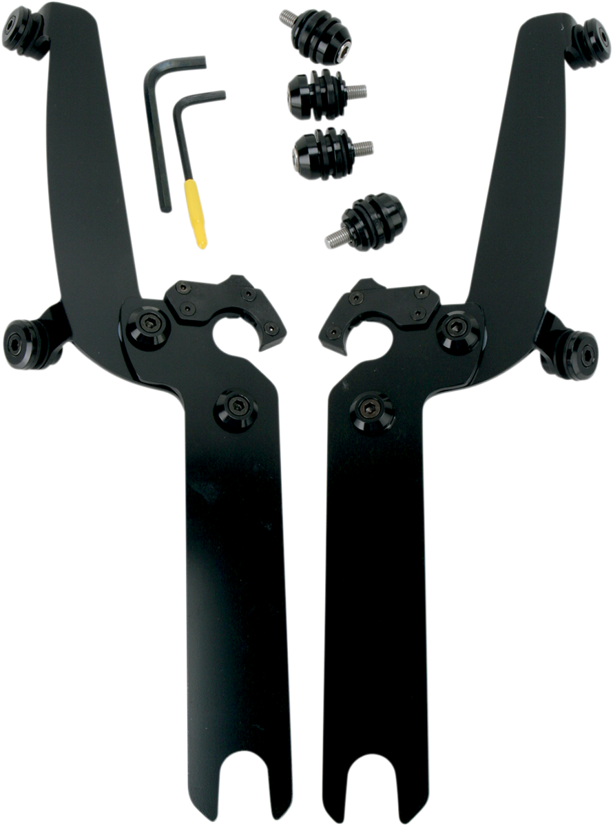 Memphis Shades Sportshield Trigger-Lock Mount Kit For Harley Softail 1986-2017