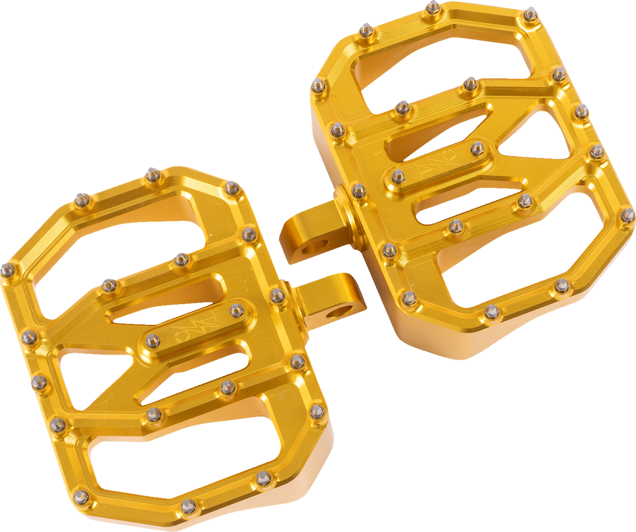 Thrashin supply co. Mini Aggressor Floorboards - Gold - Rear Harley Davidson