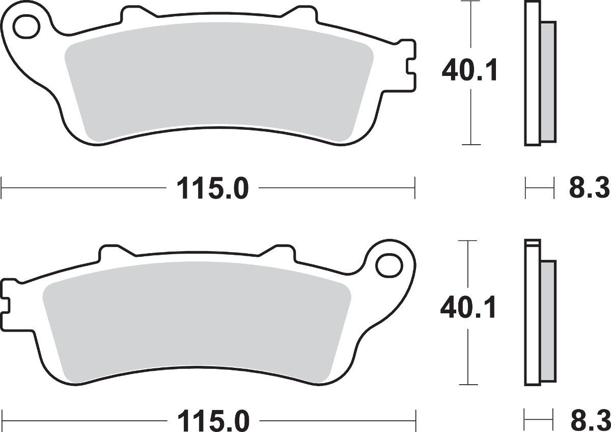 SBS LS Sintered Rear Brake Pads 736LS