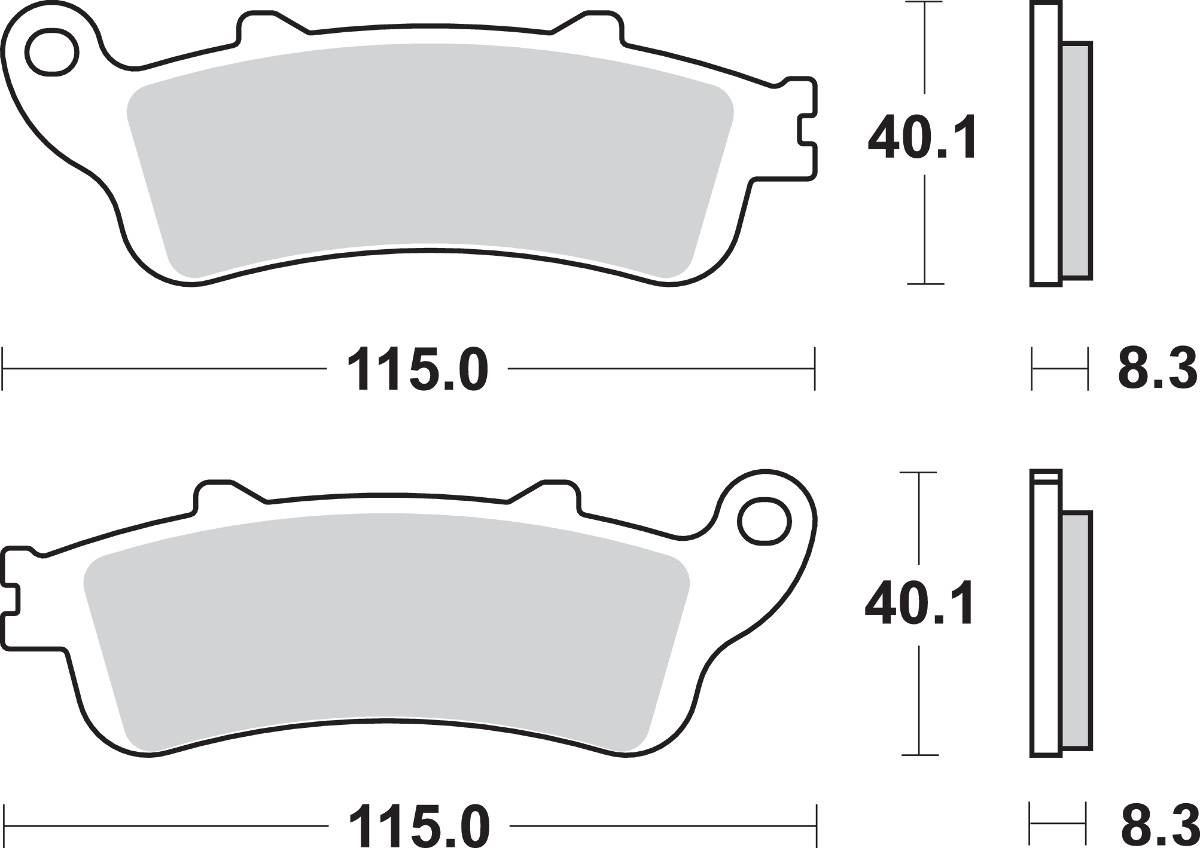 SBS LS Sintered Rear Brake Pads 736LS