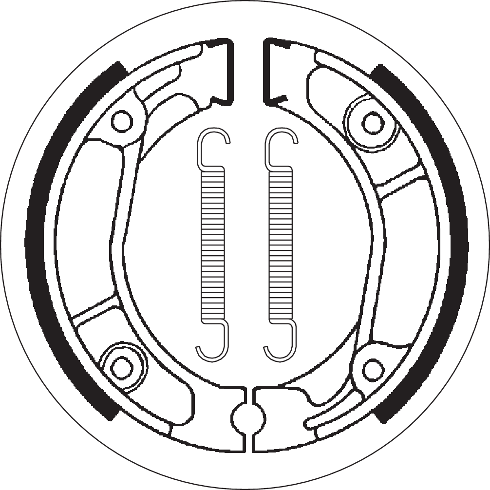 SBS Ceramic Organic Brake Shoes