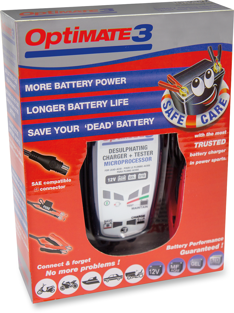 TecMate Optimate 3 Battery Charger
