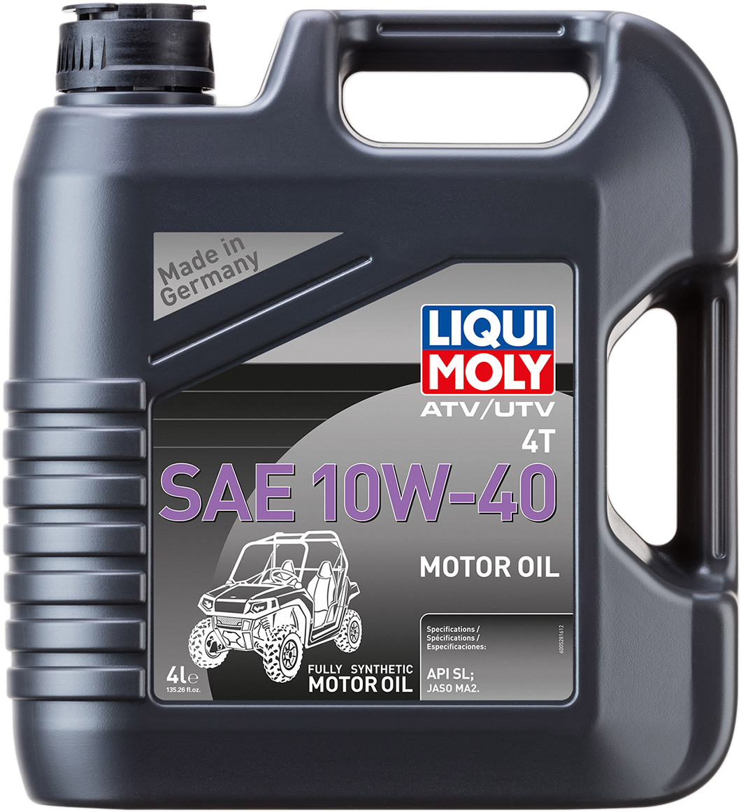 Liqui Moly 4 Liter 10W-40 Fully Synthetic ATV UTV Side by Side Engine Oil