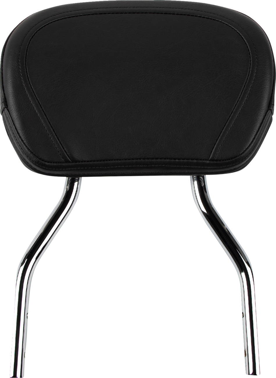 COBRA SHORT ROUND SISSY BAR W/PAD CHROME YAM V STAR 650 CLASSIC