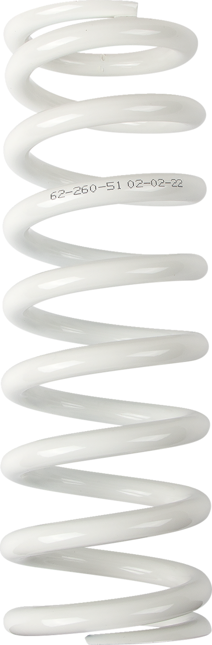 Moose offroad Shock Spring - 63 mm OD - 51 n/mm - White Husqvarna/Gas Gas/KTM