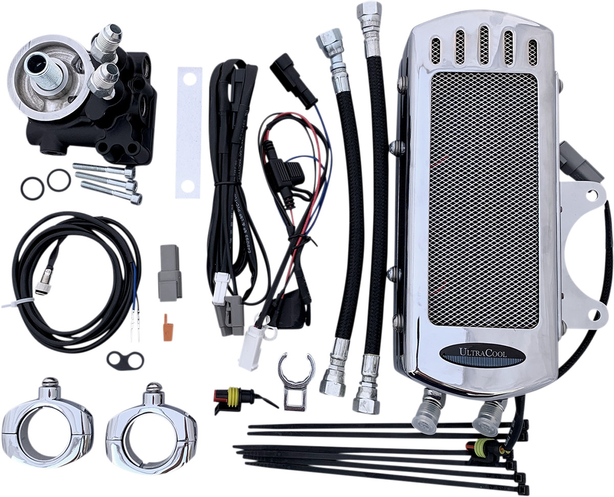 UltraCool Side Mount Oil Cooler Kit For Indian 2014-2026