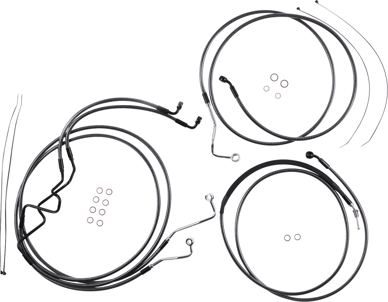 Magnum shielding KARBONFIBR Designer Handlebar Installation Kit - 8" - '17-'20 FLTR Harley Davidson